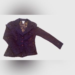 Decoded Purple sheer jacket